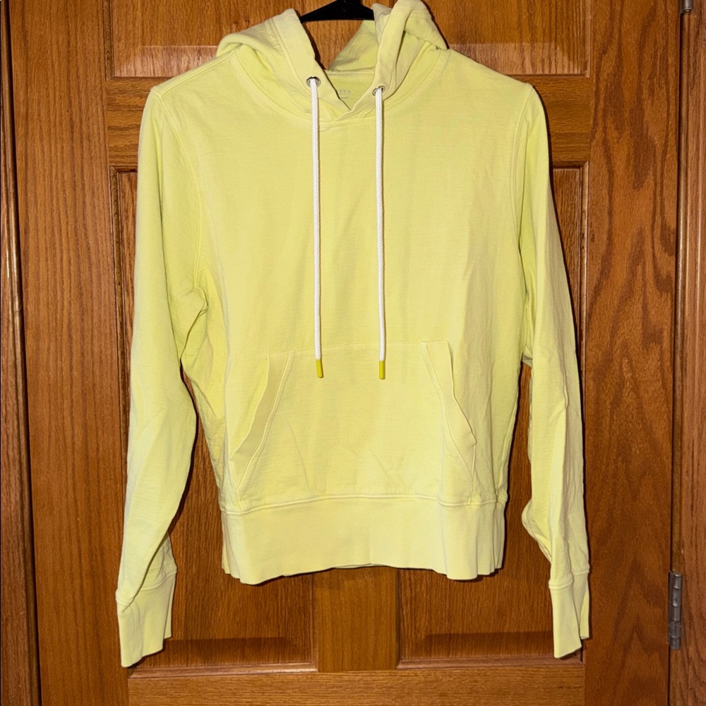 Athleta yellow/lime Hooded Sundown Sweatshirt